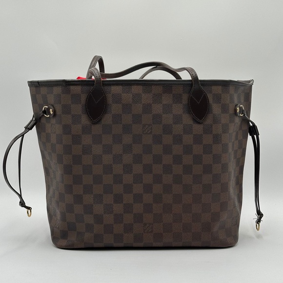 2010 Authentic Louis Vuitton Damier Ebene Neverfull MM Tote - Picture 3 of 16